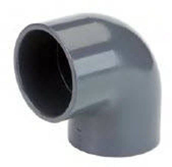 Pvc D50 Polysan - PVC-U Winkel 90° d50